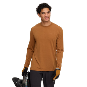 evo Lookout Long-Sleeve Bike Jersey 2025 in Brown size Small | Spandex/Polyester