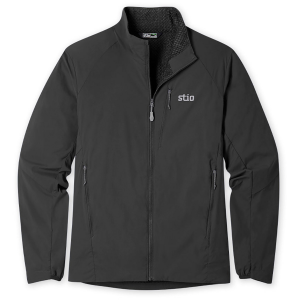 Stio Dawner Hooded Jacket Men's 2026 in Black size 2X-Large | Nylon/Spandex