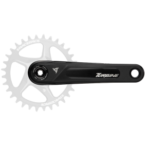 Race Face Turbine Crank Arms 2025 in Black size 160mm | Aluminum