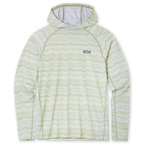 Stio Hylas Hooded Pullover Men's 2025 in Green size X-Large | Spandex/Polyester