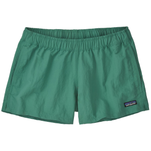 Women's Patagonia Barely Baggies- 2 1/2 Shorts 2025 in Green size Large | Nylon/Plastic