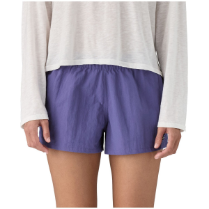 Women's Patagonia Barely Baggies- 2 1/2 Shorts 2025 in Purple size Large | Nylon/Plastic