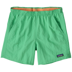 Women's Patagonia Baggies 5 Shorts 2025 in Green size Medium | Nylon/Plastic