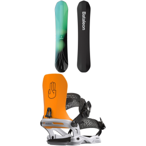 Bataleon ThunderStorm Snowboard 2024 - 156N Package (156N cm) + Large/X-Large Mens in Brown size 156N/L/Xl | Aluminum