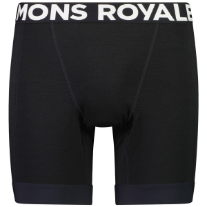 MONS ROYALE Epic Bike Liner Shorts 2025 in Black size X-Large | Nylon/Wool/Elastane