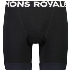 MONS ROYALE Epic Bike Liner Shorts 2025 in Black size Small | Nylon/Wool/Elastane