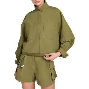 Women's Seniq Dirtpop Trek Jacket 2025 in Green size Small | Nylon/Spandex