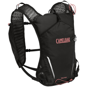Women's CamelBak Trail Run Vest Hydration Pack 2026 in Black size 34Oz | Nylon