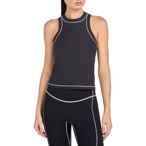 Women's Seniq Oasis Tank Top 2025 in Black size Large | Nylon/Lycra