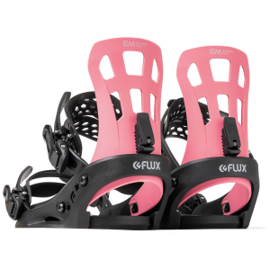 Flux EM Snowboard Bindings 2024 in Pink size X-Small