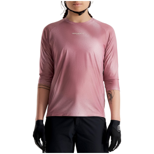 Women's Peppermint Cycling Co. Trail 3/4 Jersey 2025 in Pink size X-Small | Polyester