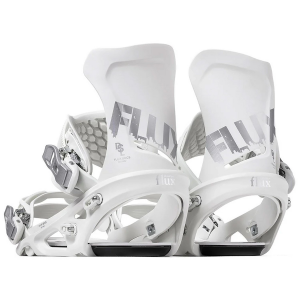 Flux DSL Snowboard Bindings 2024 in White size Large | Nylon