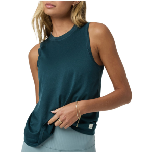 Women's Vuori Energy Top-Long Tank Top 2025 in Blue size X-Small | Elastane/Polyester