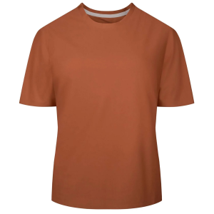 Women's Shredly Beyond Tech T-Shirt 2025 in Brown size X-Small | Spandex/Polyester