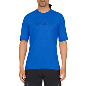 Norrona Fjora Equaliser Lightweight Short-Sleeve Jersey 2025 in Blue size Small | Polyester
