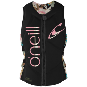 Women's O'Neill Slasher Comp Wakeboard Vest 2025 in Black size 6