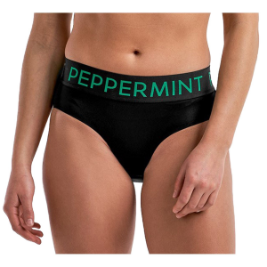 Women's Peppermint Cycling Co. Padded Underwear 2025 in Black size Large | Spandex/Polyester