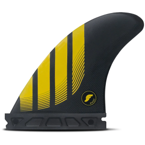 Futures P4 Alpha Small Tri Fin Set 2026 in Yellow