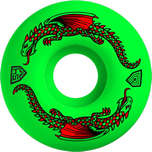 Powell Peralta Dragon Formula V4 93a Skateboard Wheels 2026 in Green size 54
