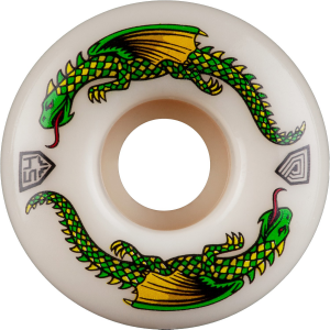 Powell Peralta Dragon Formula V1 93a Skateboard Wheels 2026 in White size 54