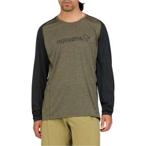 Norrona Fjora Equaliser Lightweight Long-Sleeve Jersey 2025 in Green size Medium | Polyester