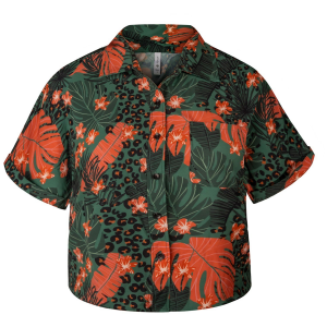 Women's Shredly Short Sleeve Explorer Shirt 2025 in Orange size X-Large | Polyester