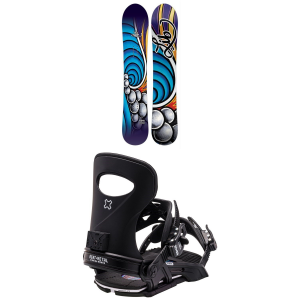 Women's Lib Tech Dynamiss C3 Snowboard 2024 - 145 Package (145 cm) + L Womens in Orange size 145/L | Nylon/Aluminum