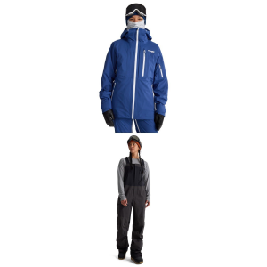 Women's Oyuki Nimi YamaPro 3L Jacket 2024 - Small Gray Package (S) + X-Large Shell in Navy size S/Xl