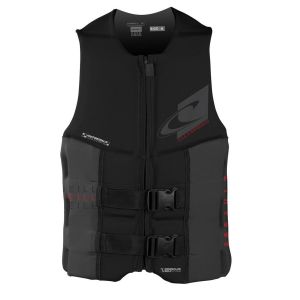 O'Neill Assault LS USCG Wakeboard Vest 2025 in Black size Medium | Neoprene