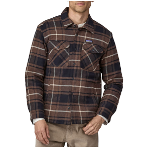 Patagonia Lightweight Insulated Fjord Shirt Men's 2025 in Brown size Large | Cotton/Polyester