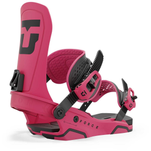 Union Force Snowboard Bindings 2025 in Pink size Medium | Plastic