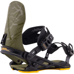 Arbor HeMedium/Largeock Snowboard Bindings 2026 in Green | Nylon/Plastic