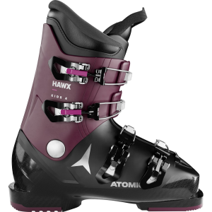 Kid's Atomic Hawx Jr 4 Ski Boys Boots 2025 in Purple size 27.5