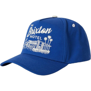 Women's Brixton Motel NetPlus Snapback Hat 2025 in Blue | Cotton