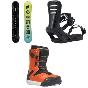 K2 Embassy Snowboard 2025 - 149 Package (149 cm) + L Mens size 149/L | Nylon/Neoprene