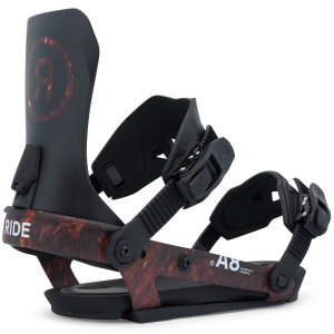 Ride A-8 Snowboard Bindings 2026 in Brown size Large | Nylon/Aluminum