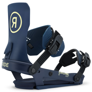 Ride Drone Snowboard Bindings 2026 in Blue size Medium | Nylon/Aluminum