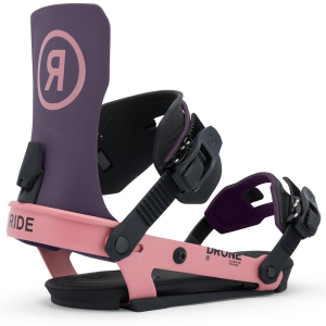Women's Ride Drone Snowboard Bindings 2026 in Purple size Medium | Nylon/Aluminum