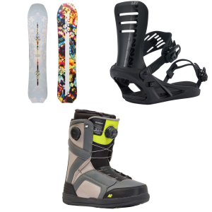 K2 Almanac Snowboard 2025 - 149 Package (149 cm) + M Mens size 149/M | Nylon/Neoprene/Bamboo