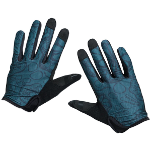 Women's Wild Rye Galena Gel Bike Gloves 2025 in Blue size Medium | Spandex/Polyester