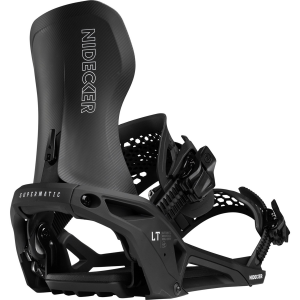 Nidecker LT Supermatic Snowboard Bindings 2026 in Black size Large | Nylon