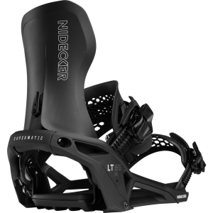 Nidecker LT Supermatic Snowboard Bindings 2026 in Black size Medium | Nylon