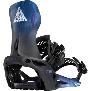 Nidecker LT Supermatic Snowboard Bindings 2026 in Blue size X-Large | Nylon