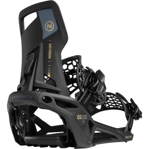 Nidecker OG Supermatic Snowboard Bindings 2026 in Black size Medium | Nylon