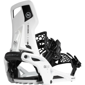 Nidecker OG Supermatic Snowboard Bindings 2026 in White size Large | Nylon