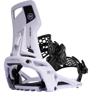 Nidecker OG Supermatic Snowboard Bindings 2026 in Purple size Medium | Nylon