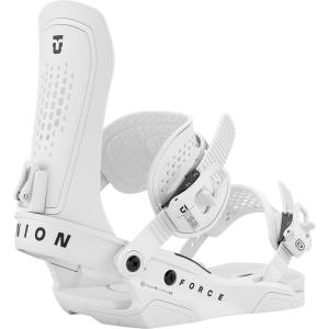 Union Force Snowboard Bindings 2026 in White size Large | Plastic