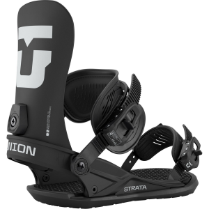 Union Strata Snowboard Bindings 2026 in Black size Large | Aluminum