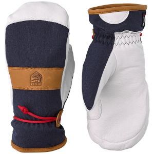 Women's Hestra Voss Czone Mittens 2024 in Blue size 10 | Leather/Polyester
