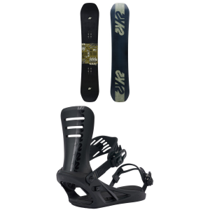K2 Afterblack Snowboard 2025 - 151 Package (151 cm) + M Mens size 151/M | Nylon/Neoprene/Bamboo